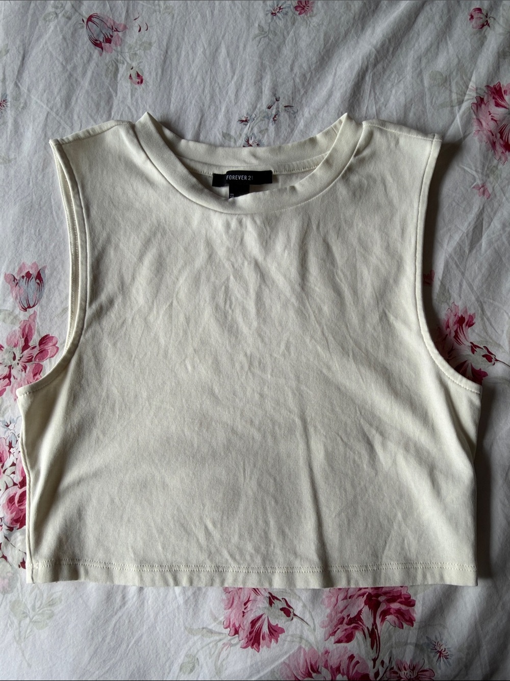 Cropped Muscle Tank Top